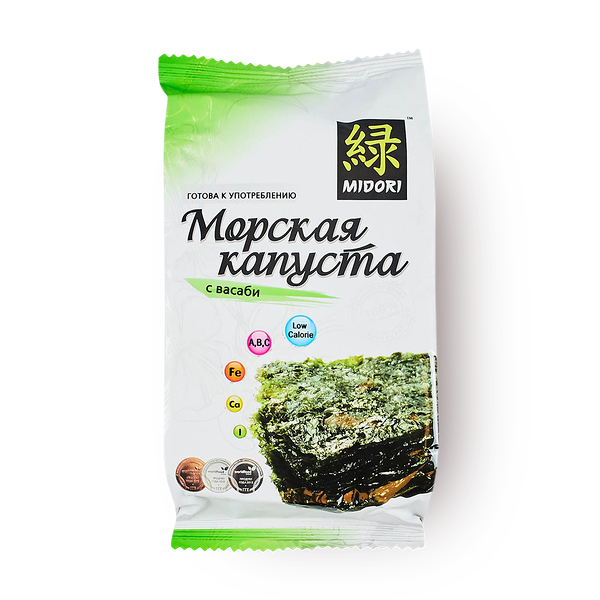 Морская капуста Midori с васаби