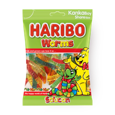 Мармелад жевательный Червяки Haribo, 80 г — купить с доставкой из ...