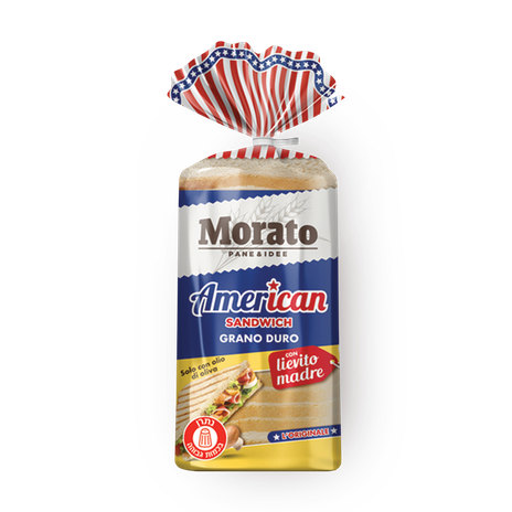 Morato Bread with durum wheat semolina for an American-style sandwich