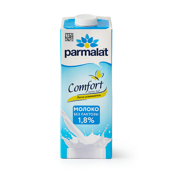 Молоко безлак­тозное 1,8% Parmalat