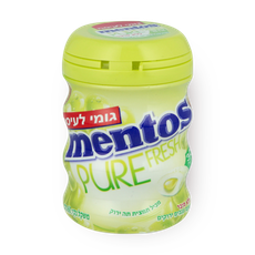 Mentos gum flavored with green grapes
