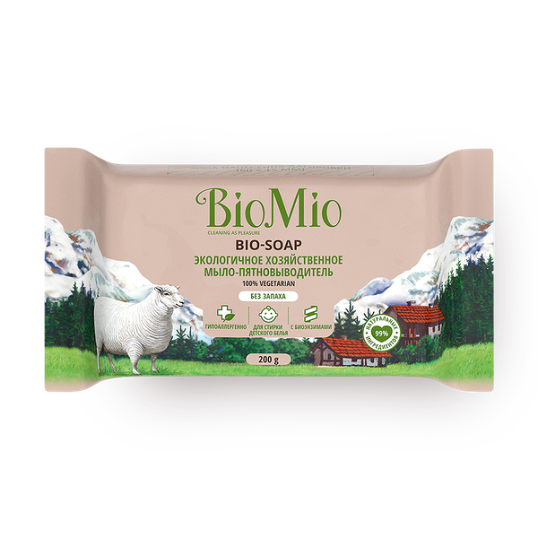 Мыло-пятновыводитель хозяйственное BioMio Bio-Soap 2 шт.