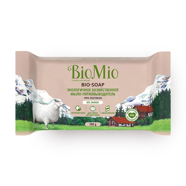 Мыло-пятновыводитель хозяйственное BioMio Bio-Soap 2 шт.