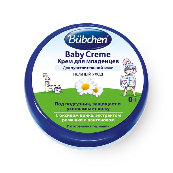 Крем под подгузник Bubchen с пантенолом и цинком 0+ мec.
