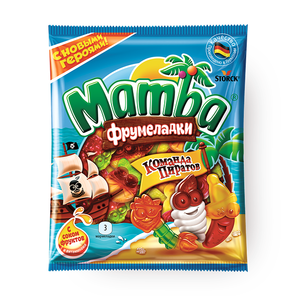 Мармелад жевательный Фрумеладки Команда пиратов Mamba