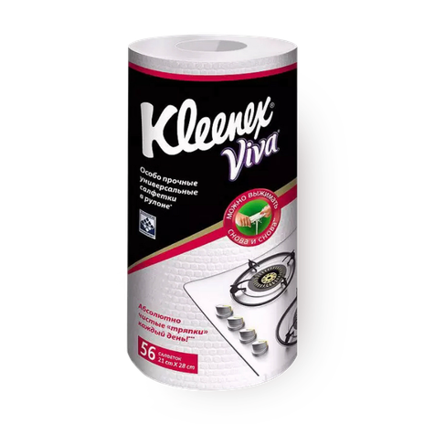 Салфетки универсальные Kleenex Viva особо прочные