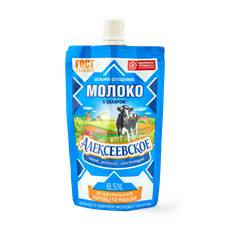 Молоко сгущённое с сахаром «Алексеевское» 8,5%, 100 г — купить с ...