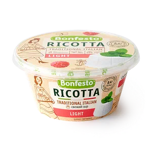 Сыр Рикотта Light Bonfesto 40%, 250 г — купить с доставкой из Яндекс Лавки