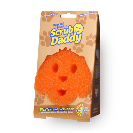 Dog-shaped cleaning sponge