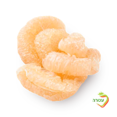 Peeled pomelo, packed