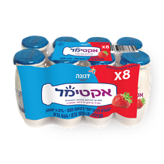 Actimel Strawberry yogurt drink 1.4% pack