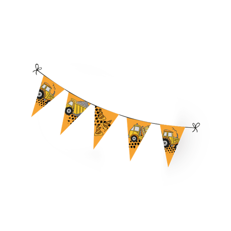 Banner for hanging tractor