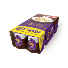 Milky Chocolate pudding with wipped cream 7% pack