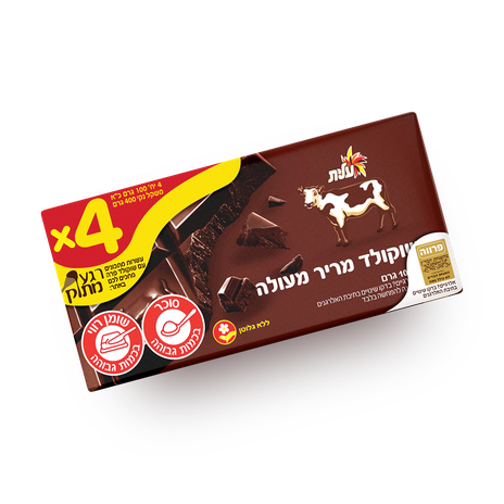 רביעית שוקולד פרה מריר