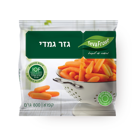 גזר גמדי מוקפא טבע פרוסט