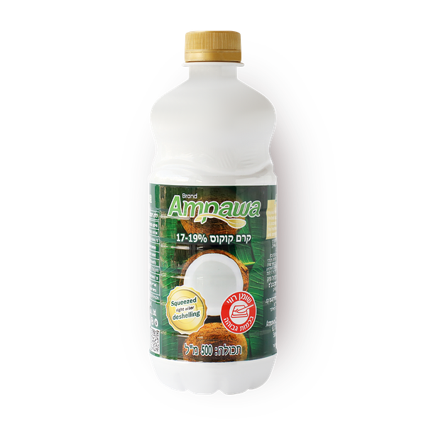 Coconut cream 17% -19% fat ampawa
