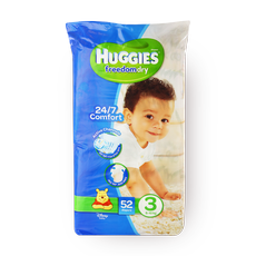 Huggies Freedom Dry diapers, size 3