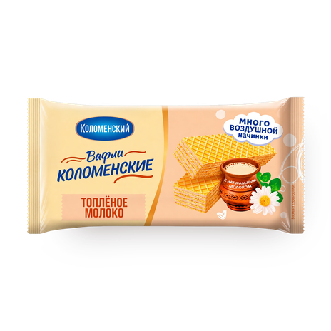 Вафли «Коломенский» топлёное молоко