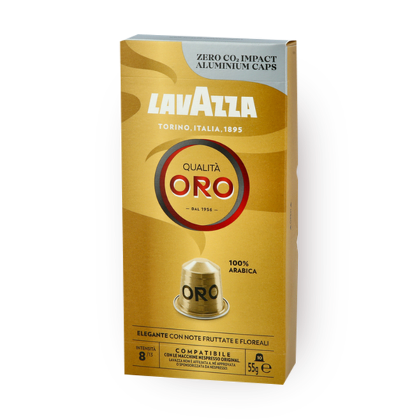 Lavazza Oro coffee capsules strength grade 8