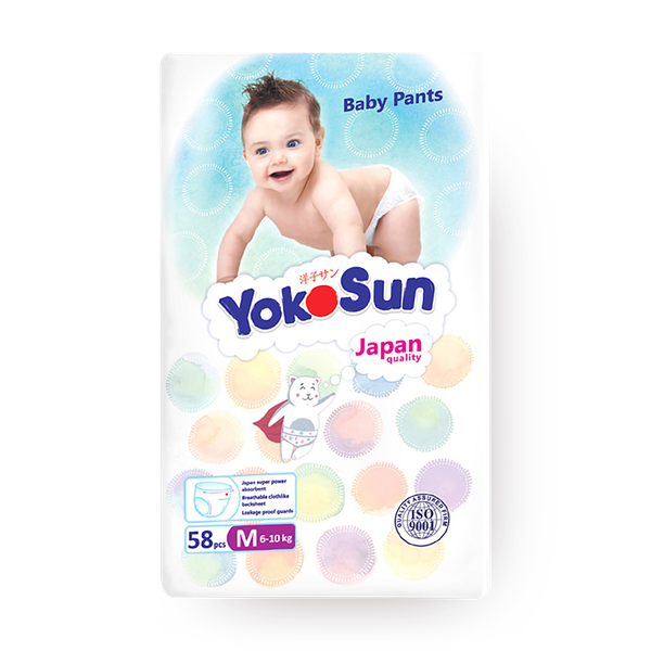 Подгузники-трусики YokoSun размер М (6-10 кг)