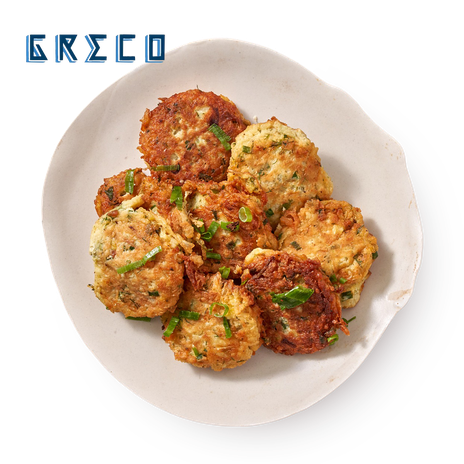 Leek fritters