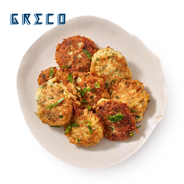 Leek fritters