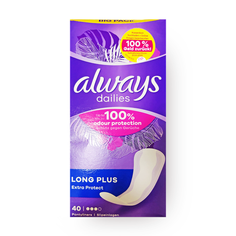 Always panty liners Long+