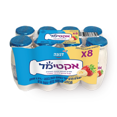 Actimel Strawberry banana yogurt drink 1.5% pack