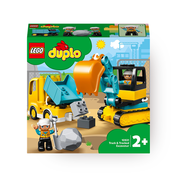 Конструктор Lego Duplo Грузовик и гусеничный экскаватор 10931