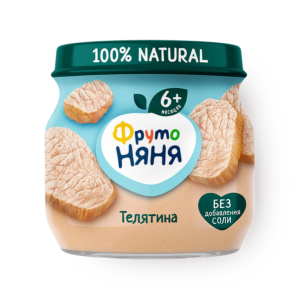 Пюре «ФрутоНяня» телятина с 6 месяцев