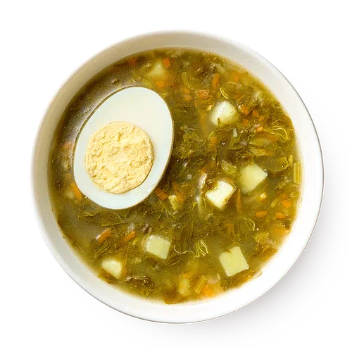 Ингредиенты для супа из щавеля