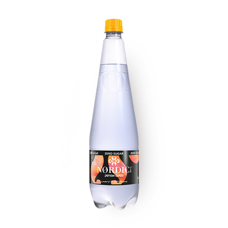 Tonic Low-calorie peach flavored sparkling drink