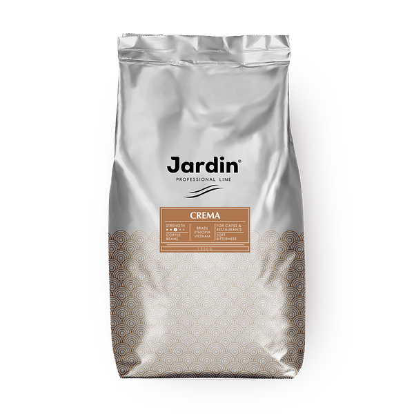 Кофе в зёрнах Crema Арабика и Робуста Jardin
