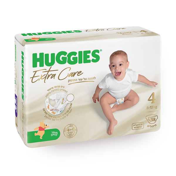‎Huggies Extra Care Size 4
