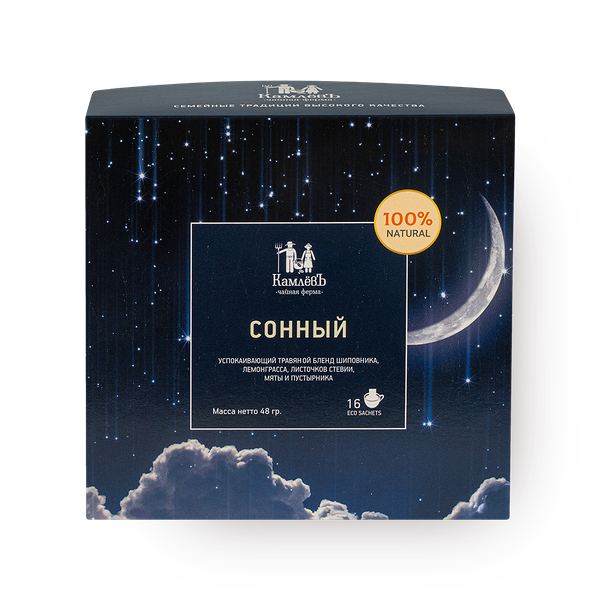 Чай травяной Сонный «Чайная ферма Камлёвъ» в фильтр-саше