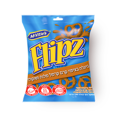 Flipz chocolate and Salted caramel covered pretzels