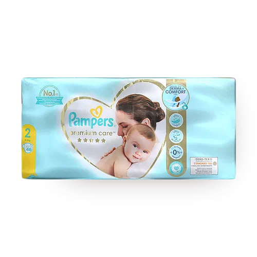 Pampers premium care hot sale diapers size 2