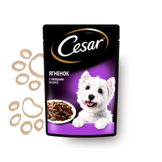 Корм для собак Cesar ягнёнок с овоща­ми