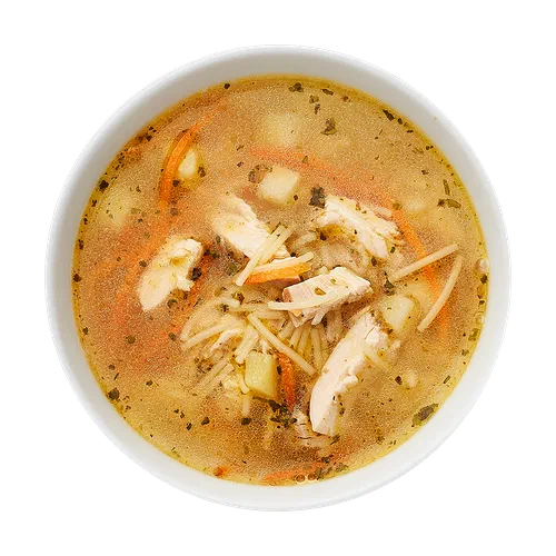 Легкий и быстрый куриный суп