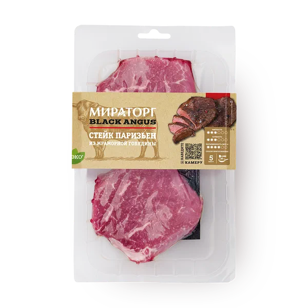 Стейк Денвер Matured Beef «Мираторг» из говядины Black Angus, 310 г ...