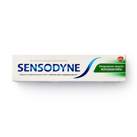 Зубная паста Sensodyne Ежедневная защита от чувствительности зубов Морозная мята