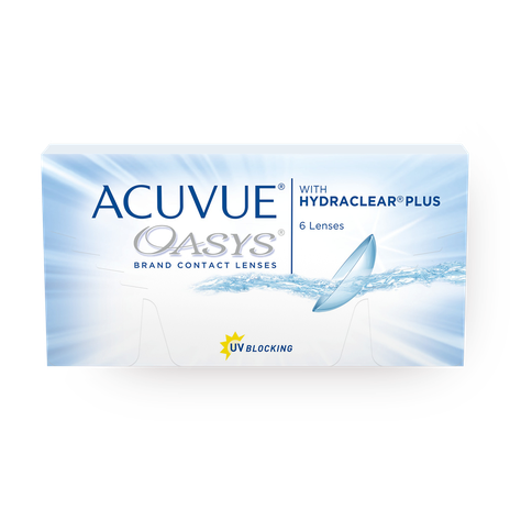Контактные линзы Acuvue Oasys With Hydraclear Plus R-8.8, D-3.75