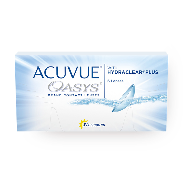 Контактные линзы Acuvue Oasys With Hydraclear Plus R-8.8, D-3.75
