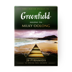 Чай зелёный Milky Oolong Greenfield в пирамидках, 20 шт. — купить с ...
