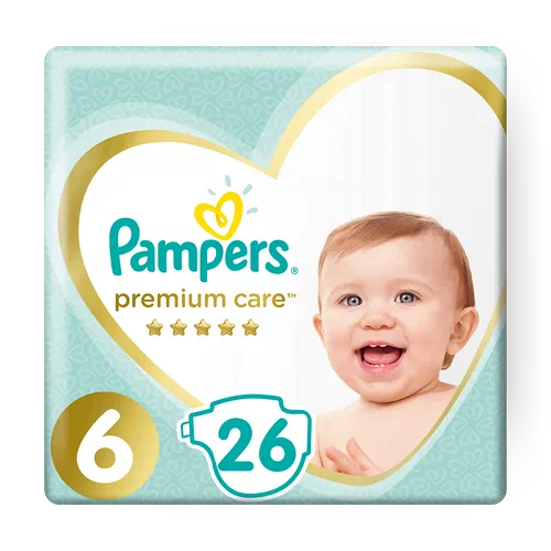 Pampers premium care hot sale diapers size 6