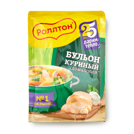 Бульон куриный Домашний «Роллтон», 90 г — купить с доставкой из Яндекс ...