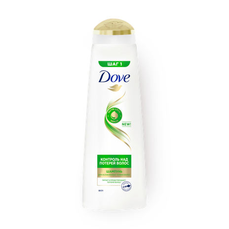 Шампунь Dove Контроль над потерей волос для ослабленных тонких волос