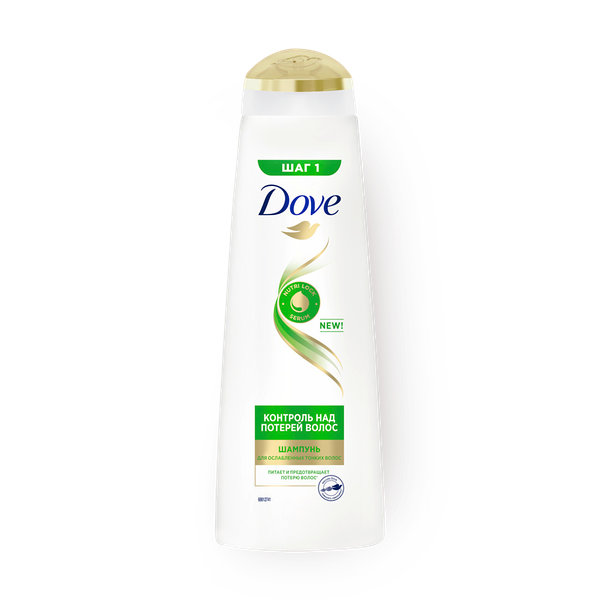 Шампунь Dove Контроль над потерей волос для ослабленных тонких волос