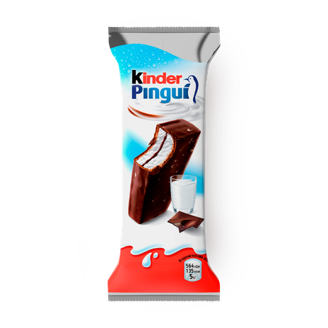 Пирожное бисквитное Kinder Pingui с шоколадом