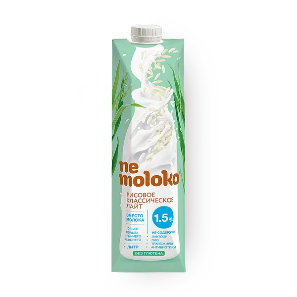 Напиток рисовый Nemoloko классический лайт